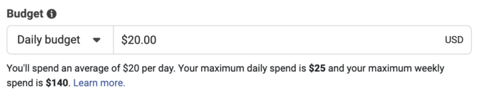 Daily Budget